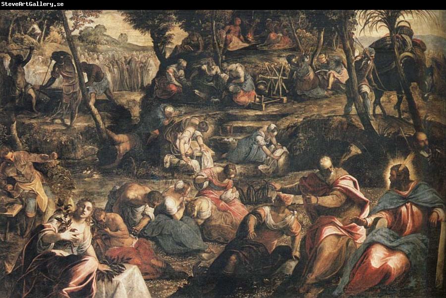 Jacopo Tintoretto Gathering of Manna